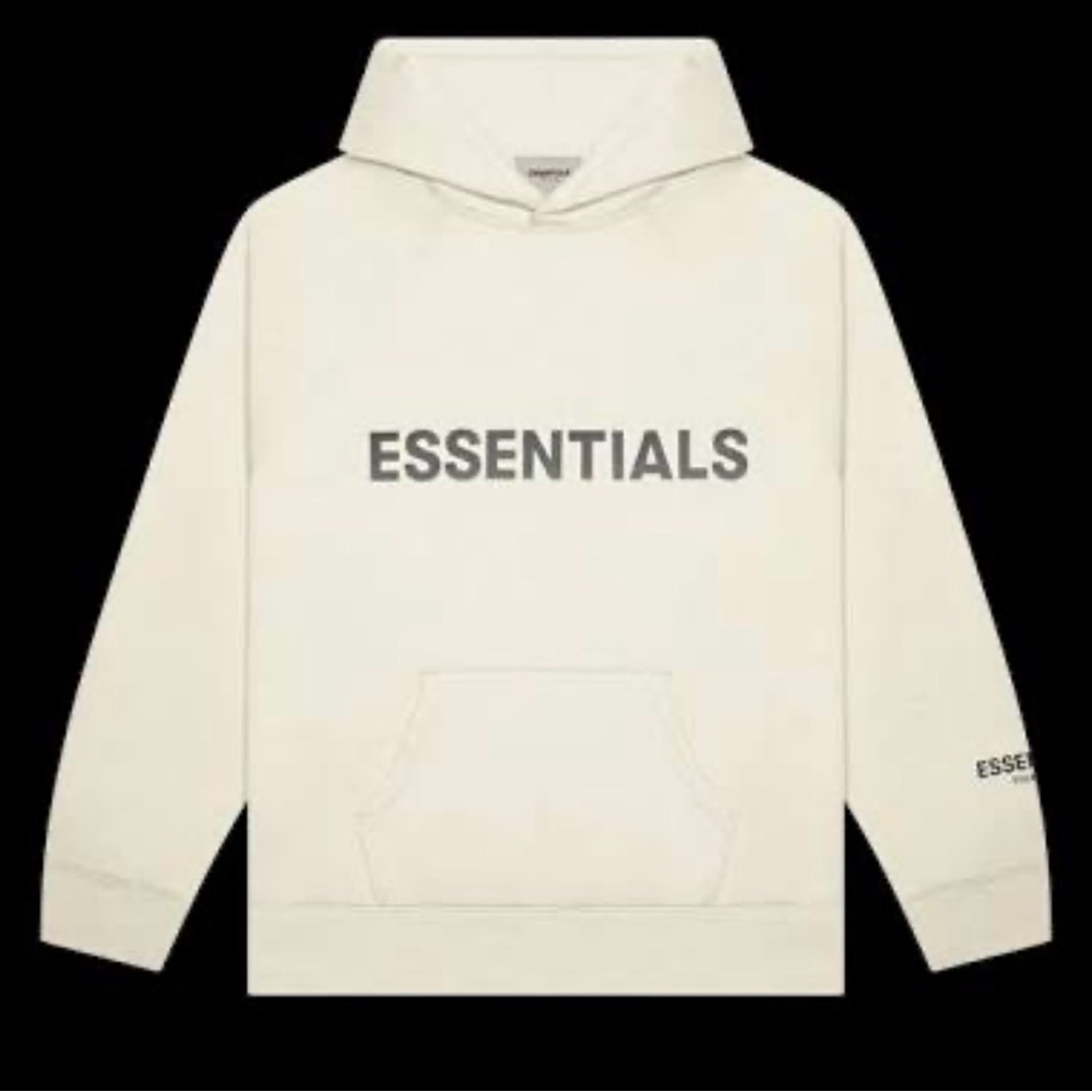 FEAR OF GOD Essentials Cream Hoodie